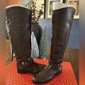 Tory Burch Black Heeled Boots